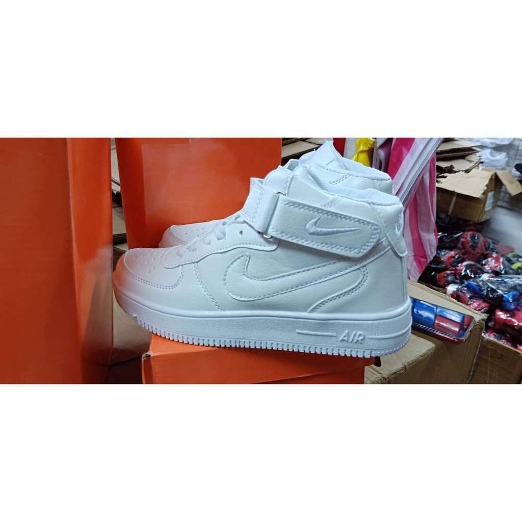 Nike white sale high cut