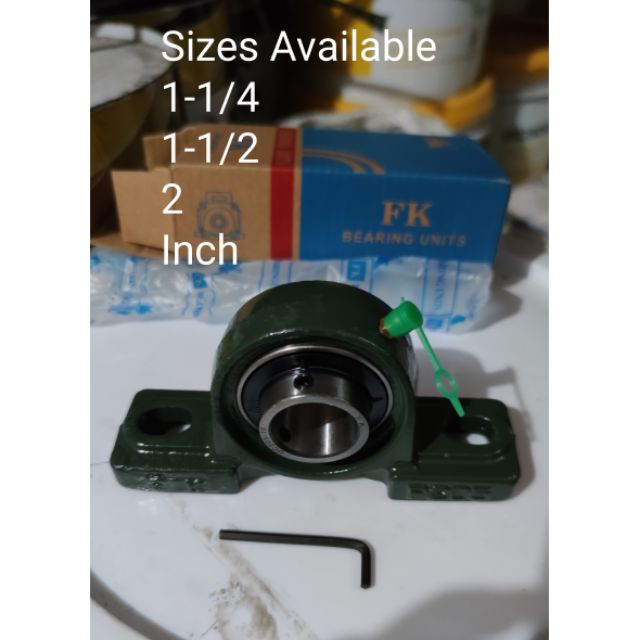 Pillow Block Bearing Sa Gate 11/4 , 11/2 Or 2 Inch Shopee Philippines