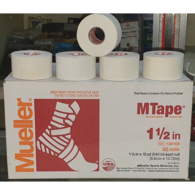 Athletic Mueller Tape 1 1/2 inches x 15 yards ( for 1 Roll ) Shopee