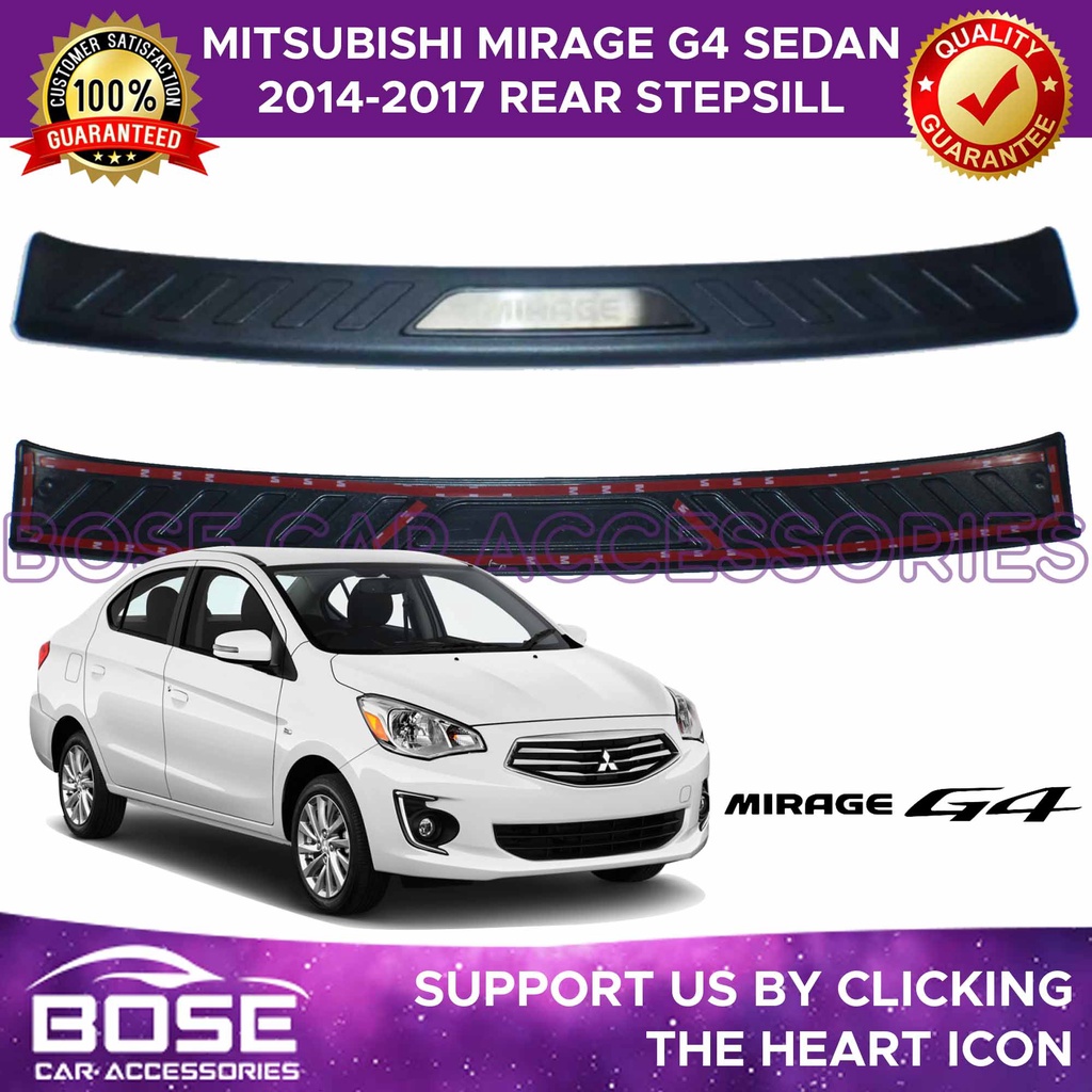 Rear Bumper Cover for Mitsubishi Mirage G4 Old 2014 2017 Model Rear