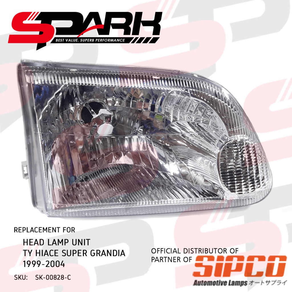 Head Lamp Headlight for Toyota HiAce HiAce Hiace Super Grandia 1999