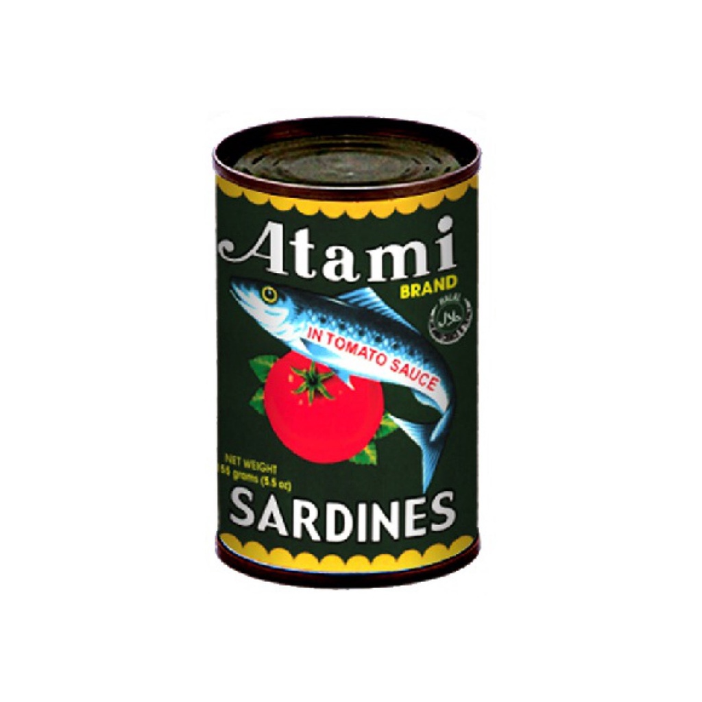Atami Brand Sardines in Tomato Sauce 155g Shopee Philippines