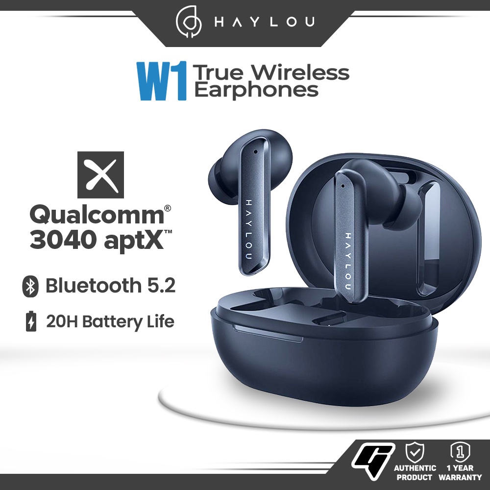 in stock haylou gt1 pro Haylou W1 True Wireless Earphones In Ear Bluetooth 5.2 Qualcomm aptX Knowl