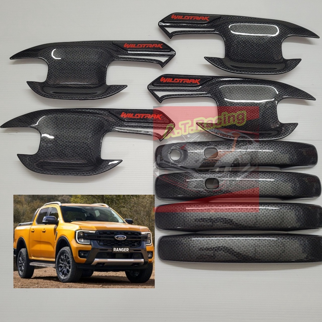 Handle Tray/Handle FORD RANGER NEXT GEN 2022 2023 Red Logo Cap 4 Doors ...