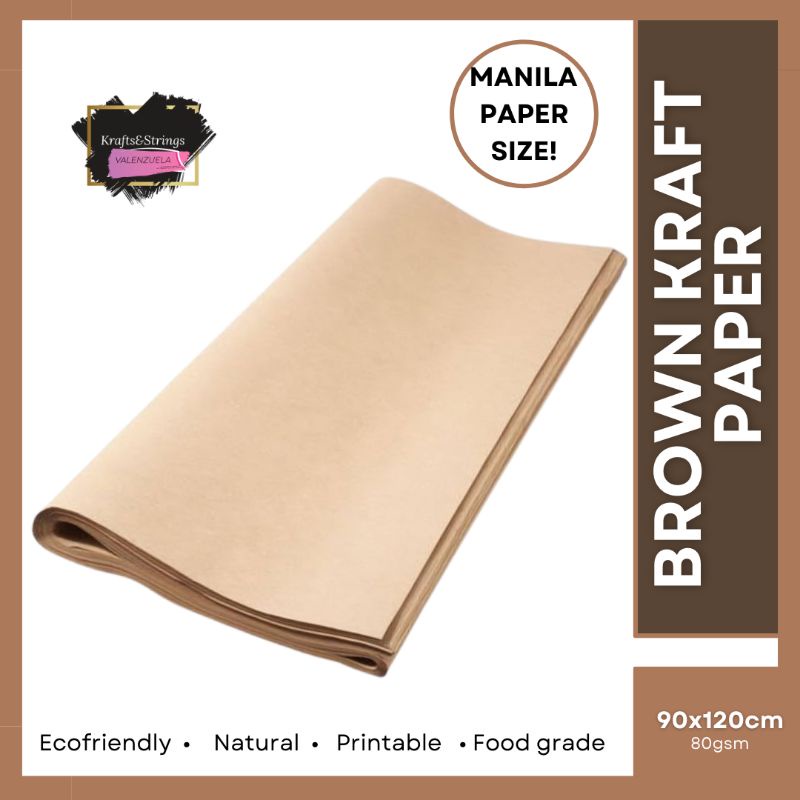 Kraft-coloured Manila Paper