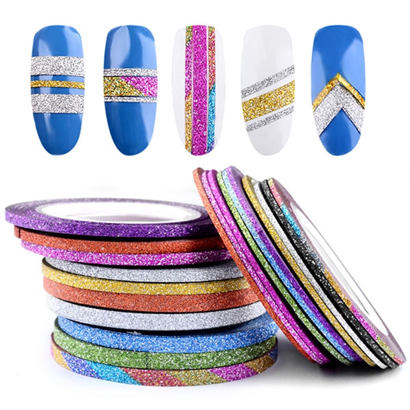 Nail Art Striping Tapes Adhesive Line Decal DIY Styling Sticker ...