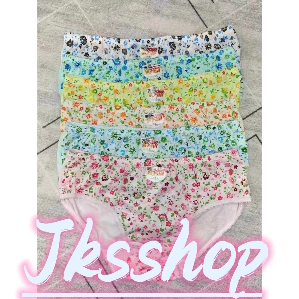 Cod☑️12pieces Soen Floral Womens Panty Underwear S M L Xl 2xl Shopee Philippines 3524