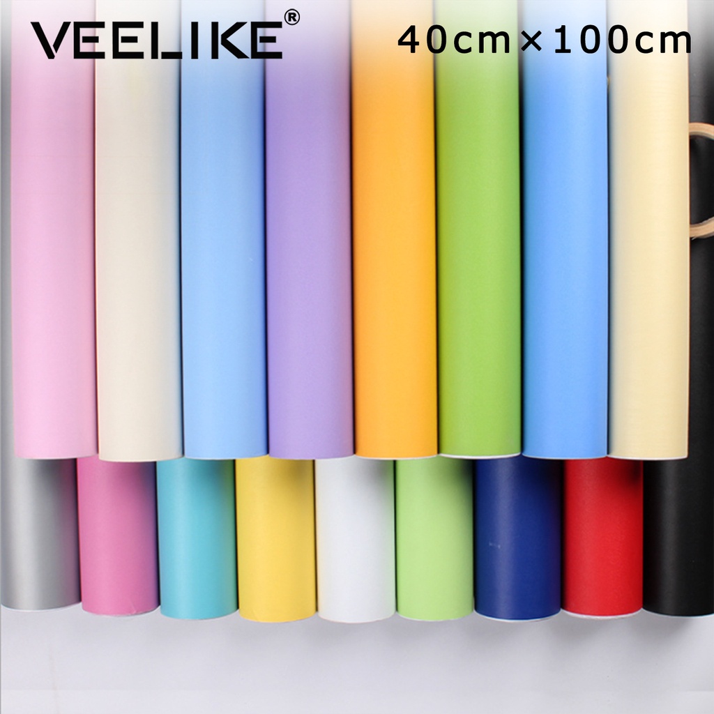 Veelike Bedroom Simple SelfAdhesive Matte PVC Waterproof Wall Stickers