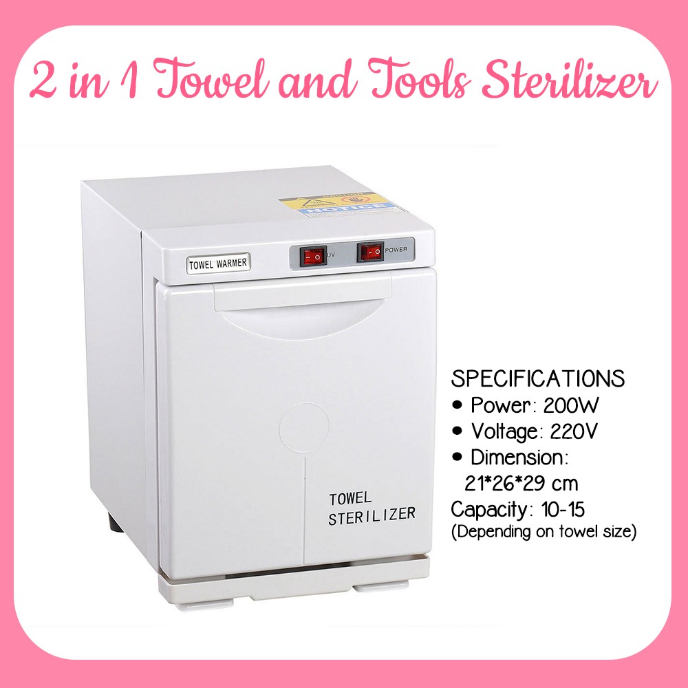 SALON Towel Warmer UV Sterilizer Cabinet Facial Salon Hot Heater Beauty ...