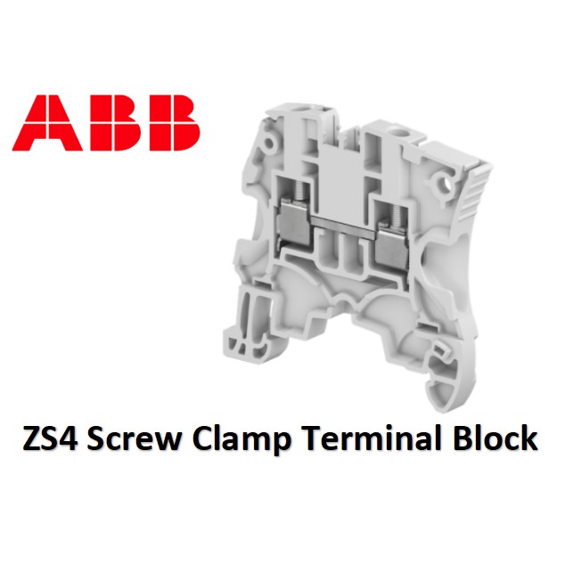 ABB ZS4 Screw Clamp Terminal Block Shopee Philippines