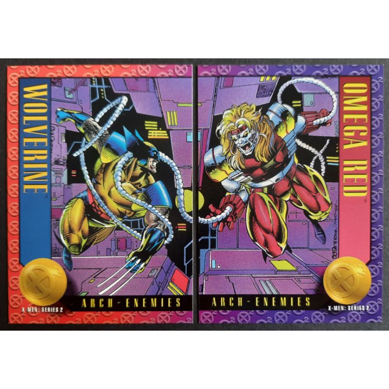 COMPLETE SET! 1993 Skybox X-Men Series 2 Trading Cards | Shopee