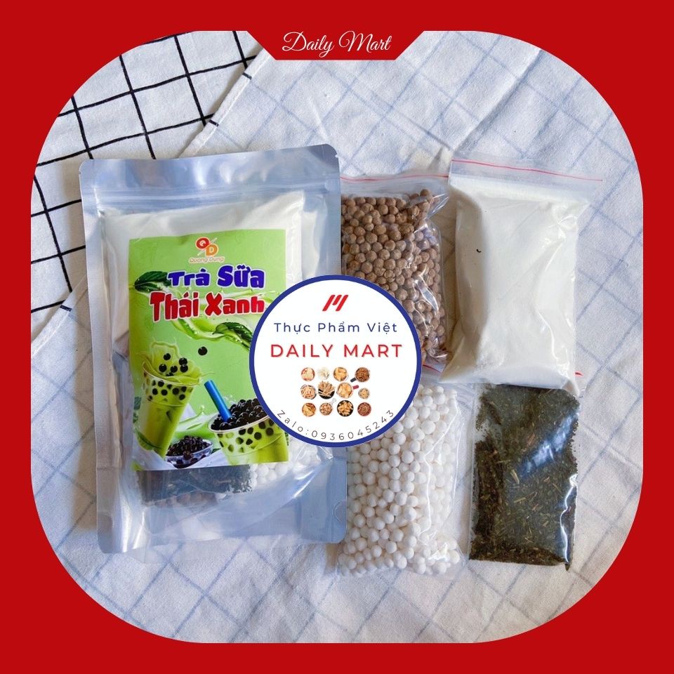 Thai Green Milk Tea, Standard Taste, Drinking Is Addicted Ingredients