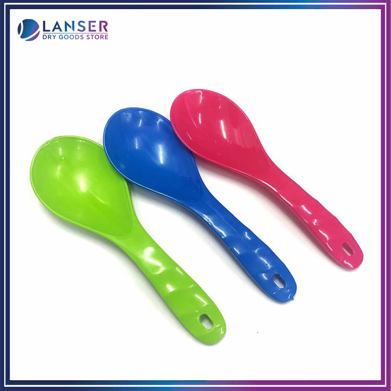 【LS】Rice scoop,Three colors of rice scoop and plastic rice scoop spoon ...