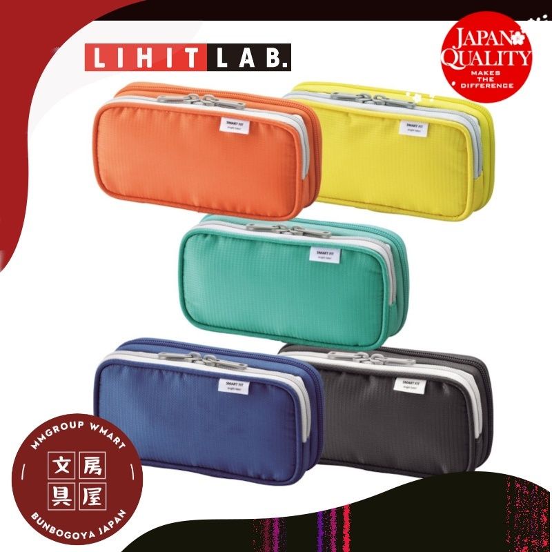 Lihit Lab Smart Fit Multi Compartment Zip Pencil Case Size L Shopee Philippines