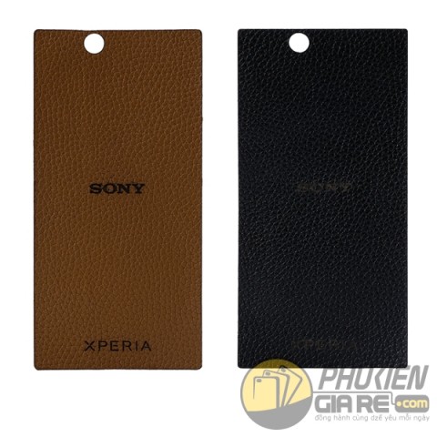 Sony Z Ultra leather patch 100% cowhide (Made in Vietnam) | Shopee ...