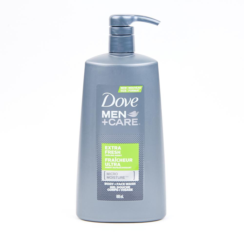 Dove Men+Care Body Wash, Extra Fresh - 23.5 oz pump