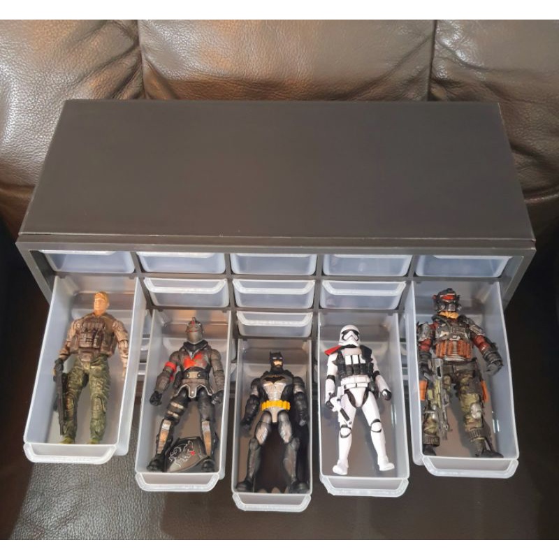 25 Grids Action Figure Storage Case for 3.75 118 Action Figures JoyToy Star Wars Marvel