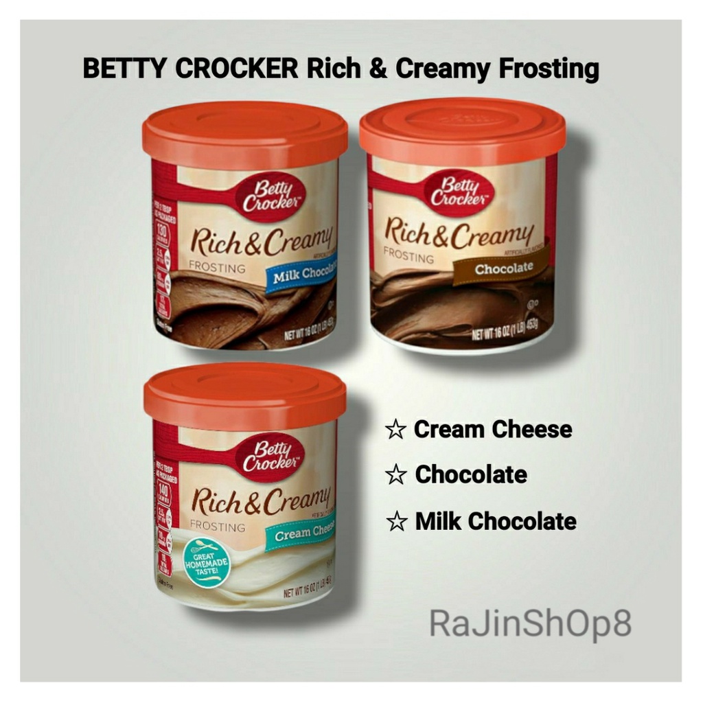 BETTY CROCKER Rich & Creamy Frosting Chocolate / Milk Chocolate
