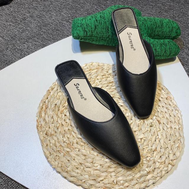 Marche Korean Fashionable Design Loafer Shoes Flat Sandals For Ladies ...