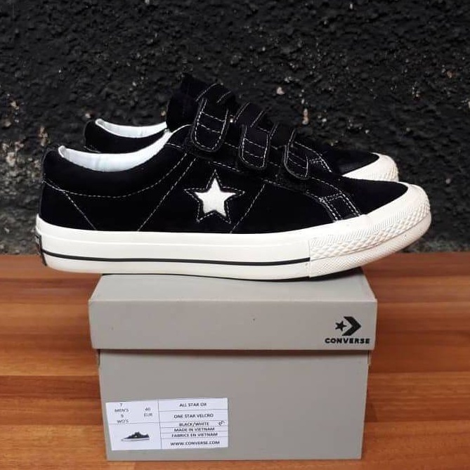 Converse one star velcro on sale mens