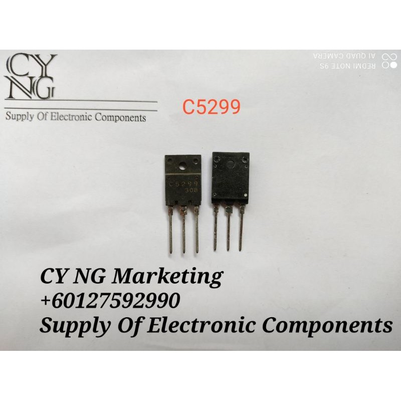 Power Transistor C5299(2SC5299)NPN CRT,TV SPARE PART Shopee Philippines