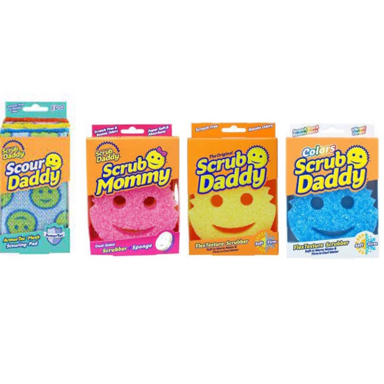 Scrub Daddy / Scrub Mommy / Scour Daddy Sponge KECORP_S1 Shopee