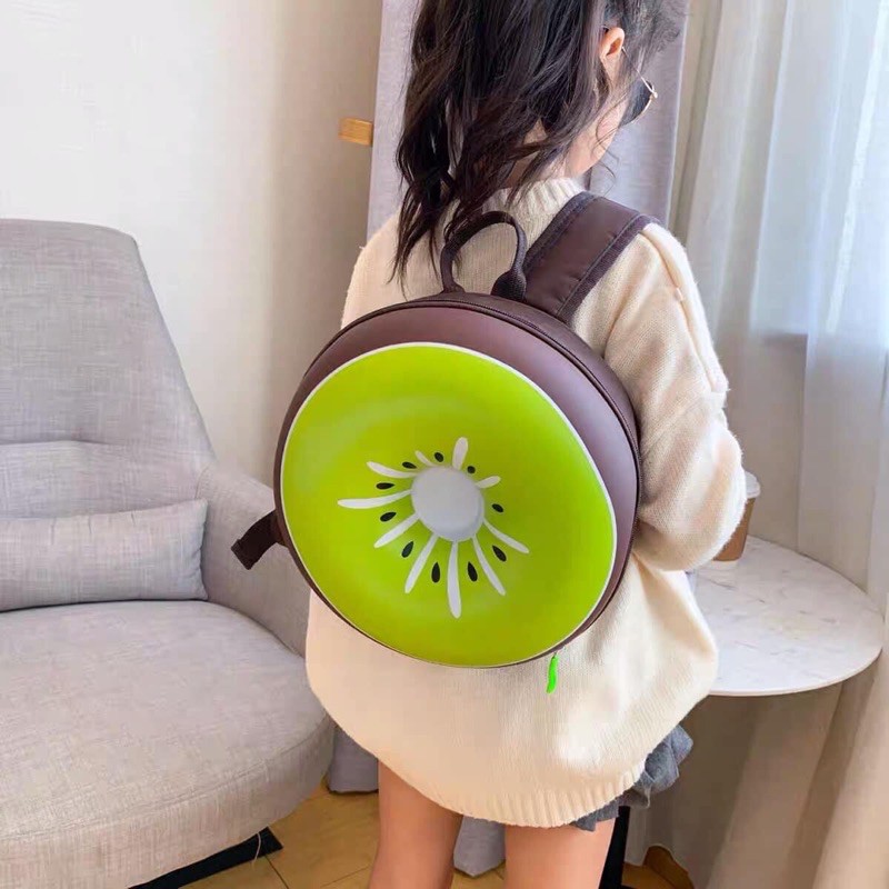 Fruit Pattern School Backpack Fruit Shaped Egg Backpack | Shopee ...