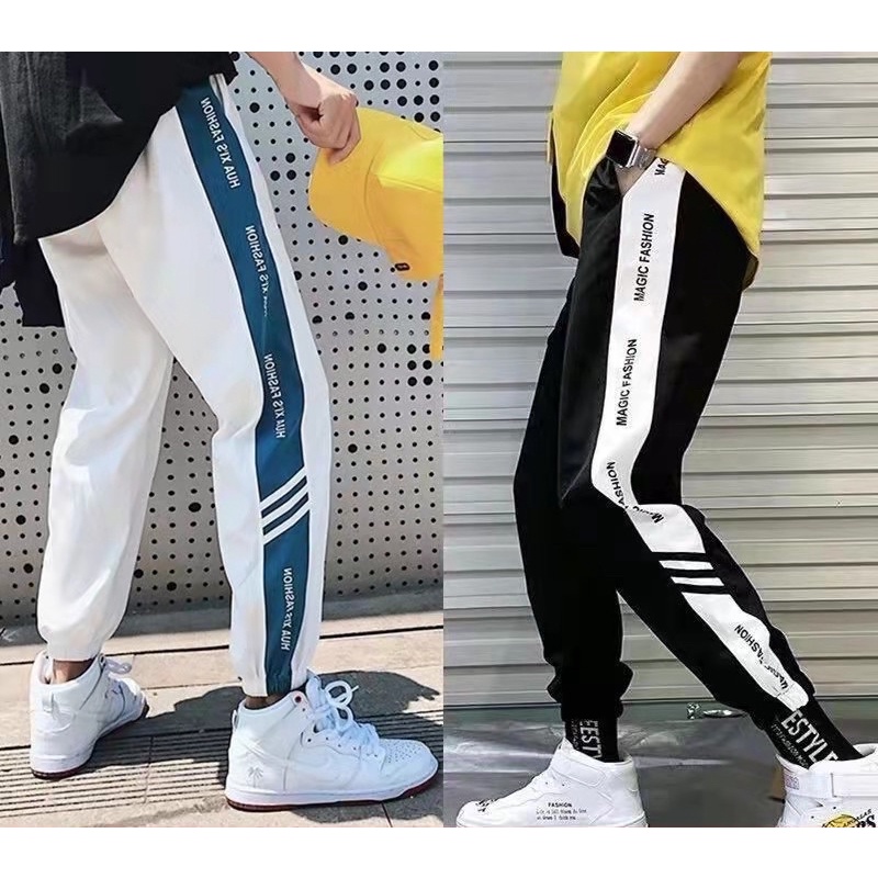 Track pants for men brand-new, fashionable cotton