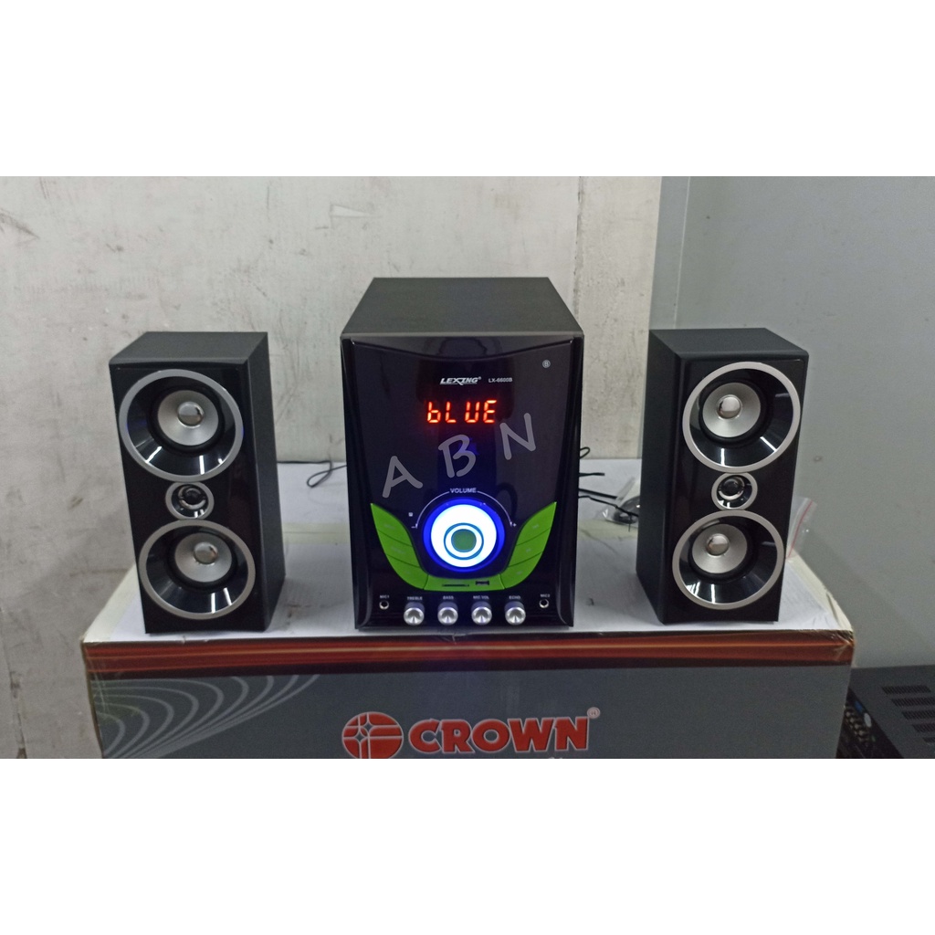 Multimedia Speaker System Lexing LX 6600B 2.1 Channel | Shopee Philippines