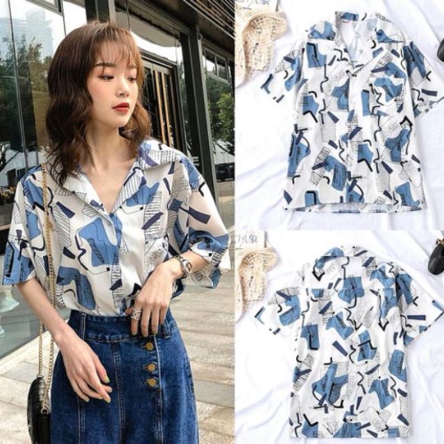 Chiffon V neck Women s Outfits Polo Shirt Shopee Philippines