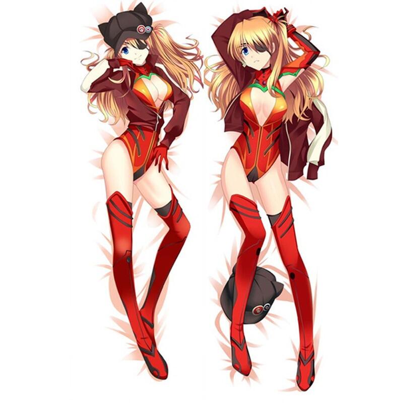 Dakimakura Anime Evangelion Asuka Kaworu Nagisa And Shinji Rei Ayanami Pillow Case Double Sided