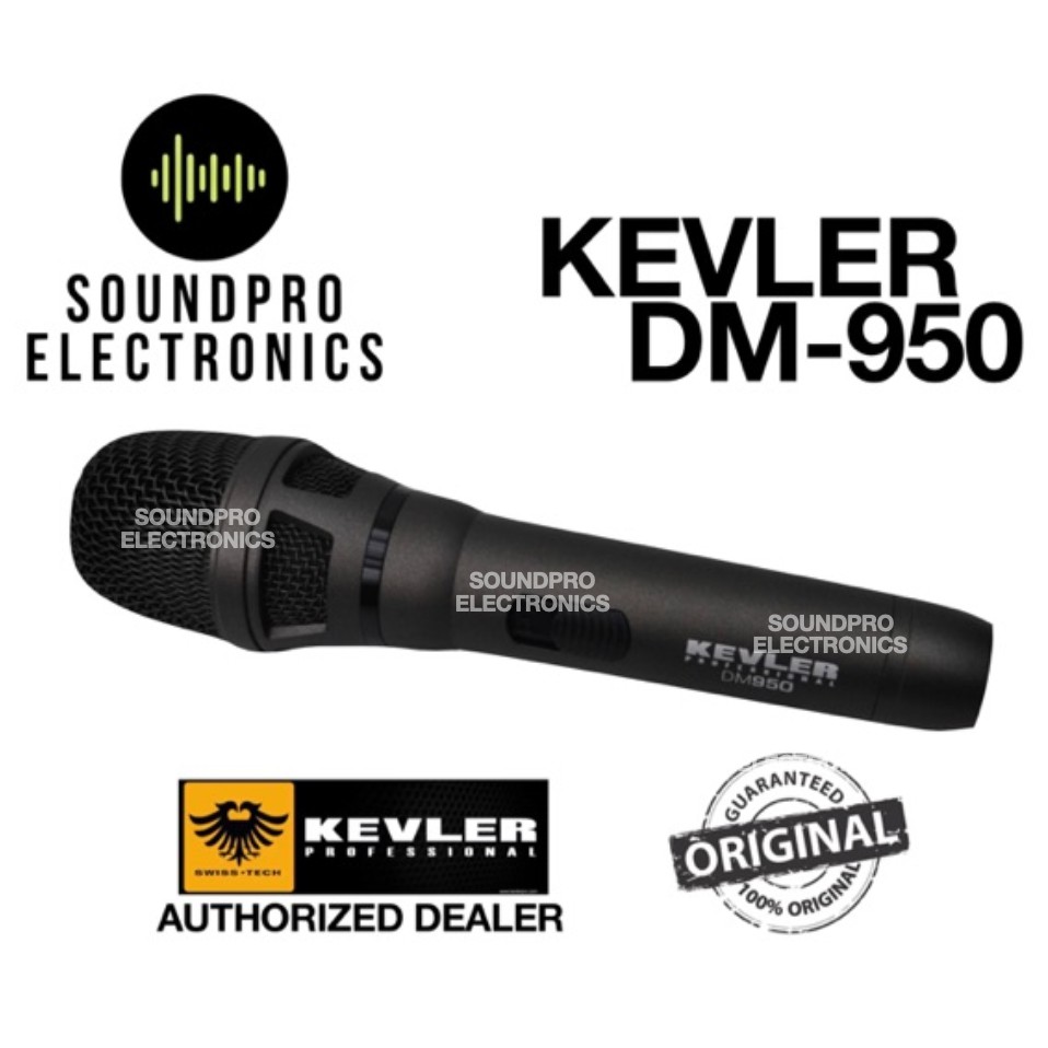 Kevler DM-950 Precision Crafted Super Cardioid Dynamic Wired Microphone ...