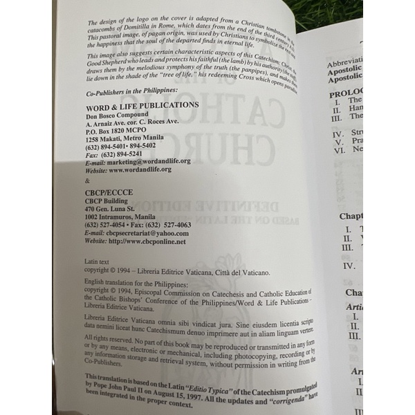 Catechism of the Catholic Church (CCC) - Editio Typica / Definitive ...