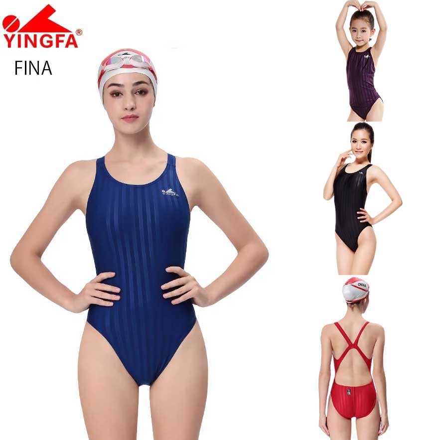 Yingfa Fina Approved 982 Women One Piece Competition Professional Swimsuit Training Girl Swimwear Swimming Suits Shopee Philippines