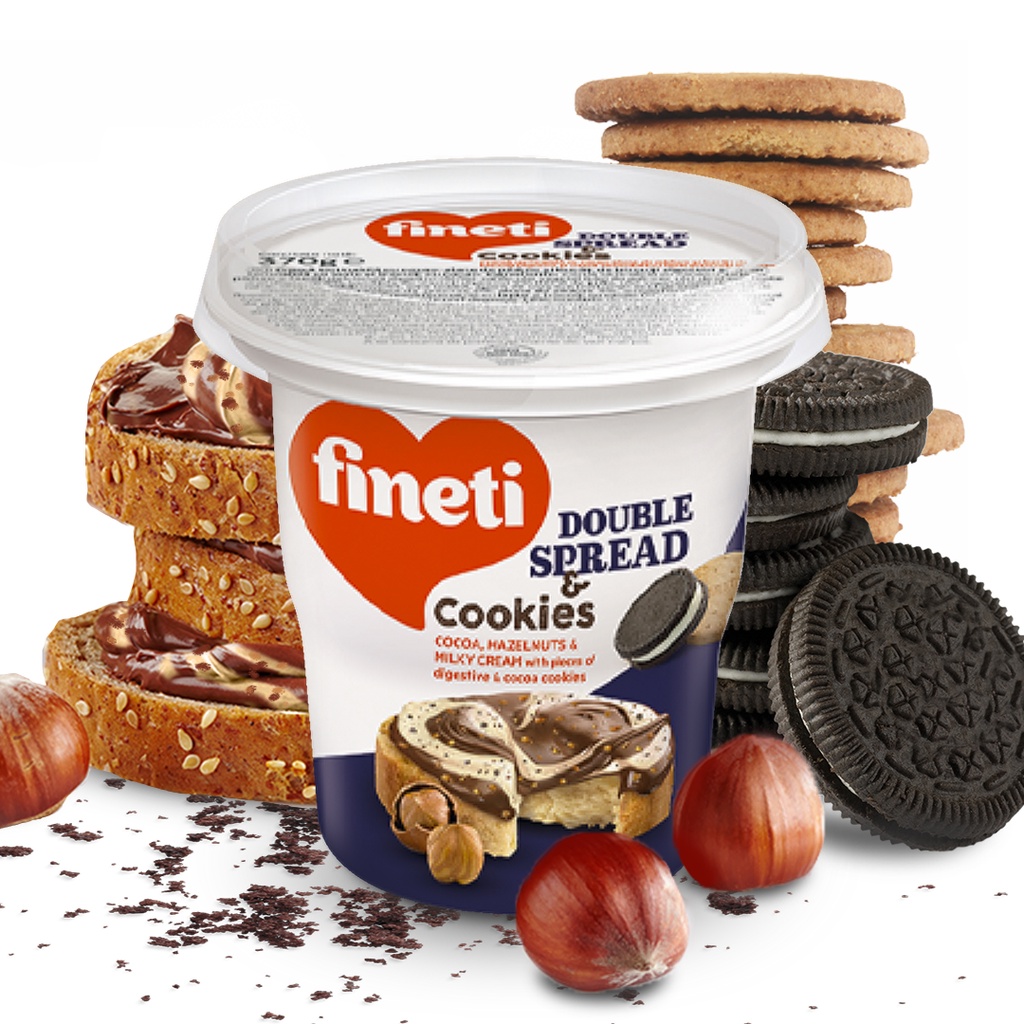 Fineti Double Spread and Cookies 370g ( Pack of 2 ) | Shopee Philippines