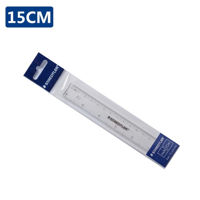 Staedtler ClearTransparent Plastic Ruler / Ruler - Size 15 cm | Shopee ...