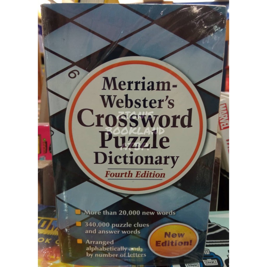 Merriamster's Crossword Puzzle Dictionary, 4th EDITION Shopee
