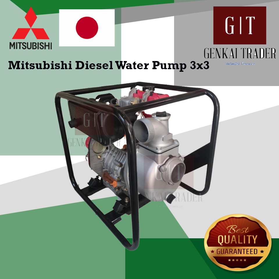 Mitsubishi Diesel Water Pump 3x3 | Shopee Philippines