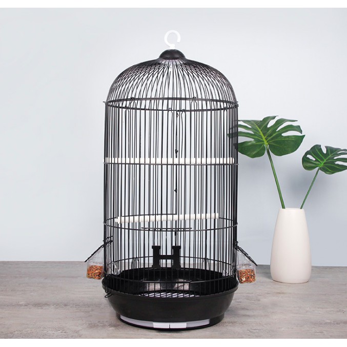 Bird cage parrot circular cage anti splash proof cage | Shopee Philippines