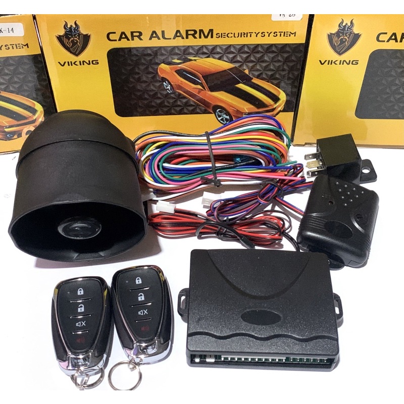 Viking VK12 Car Alarm Security System Keyless Entry Shopee Philippines