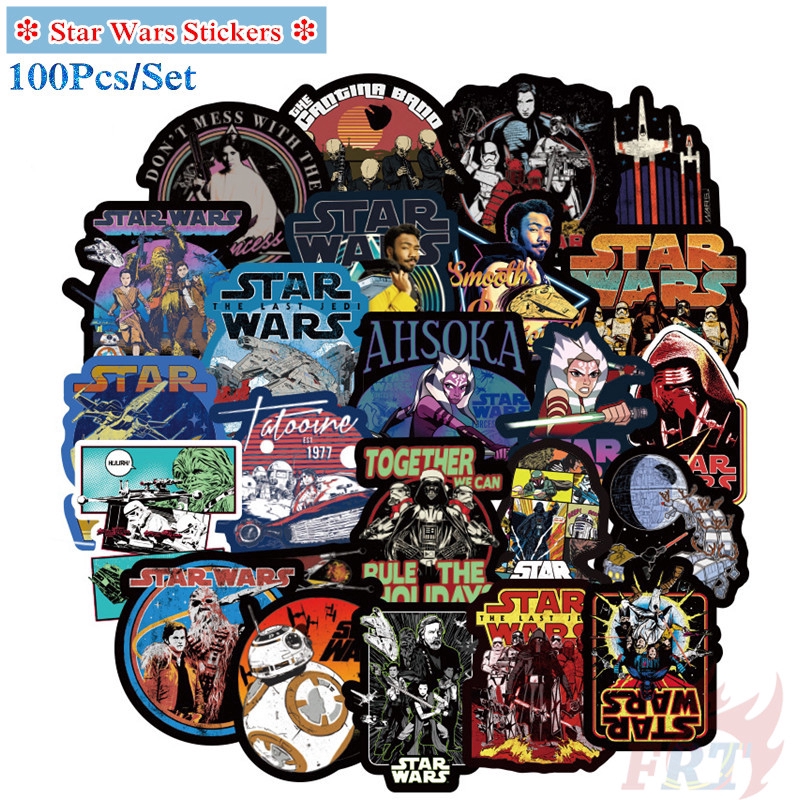 100Pcs/Set Star Wars - Series B Classic Movies Stickers DIY Fashion ...