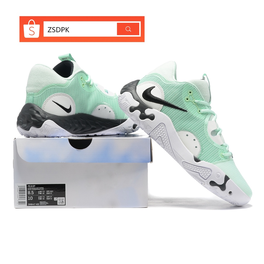 Green paul george hot sale shoes