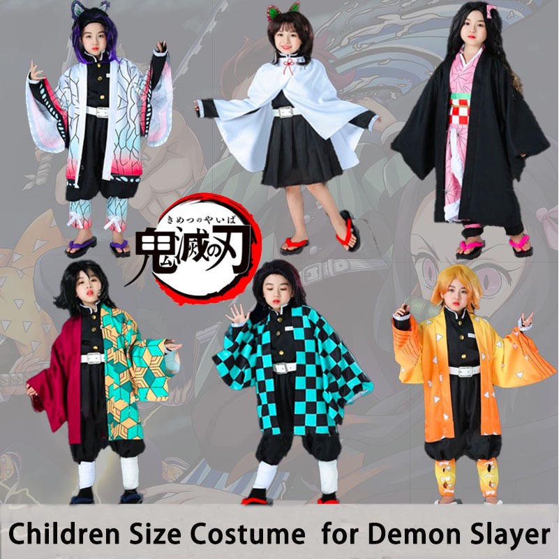 Demon Slayer Kimetsu no Yaiba cosplay Costume Nezuko Tanjirou Zenitsu ...