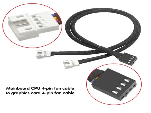 Big Sale CPU 4Pin Fan to Graphics Card 4 Pin Fan Adapter Cable for ...