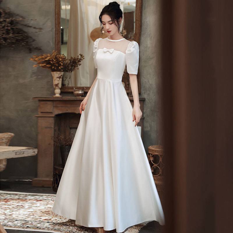 Simple long hot sale gown dress