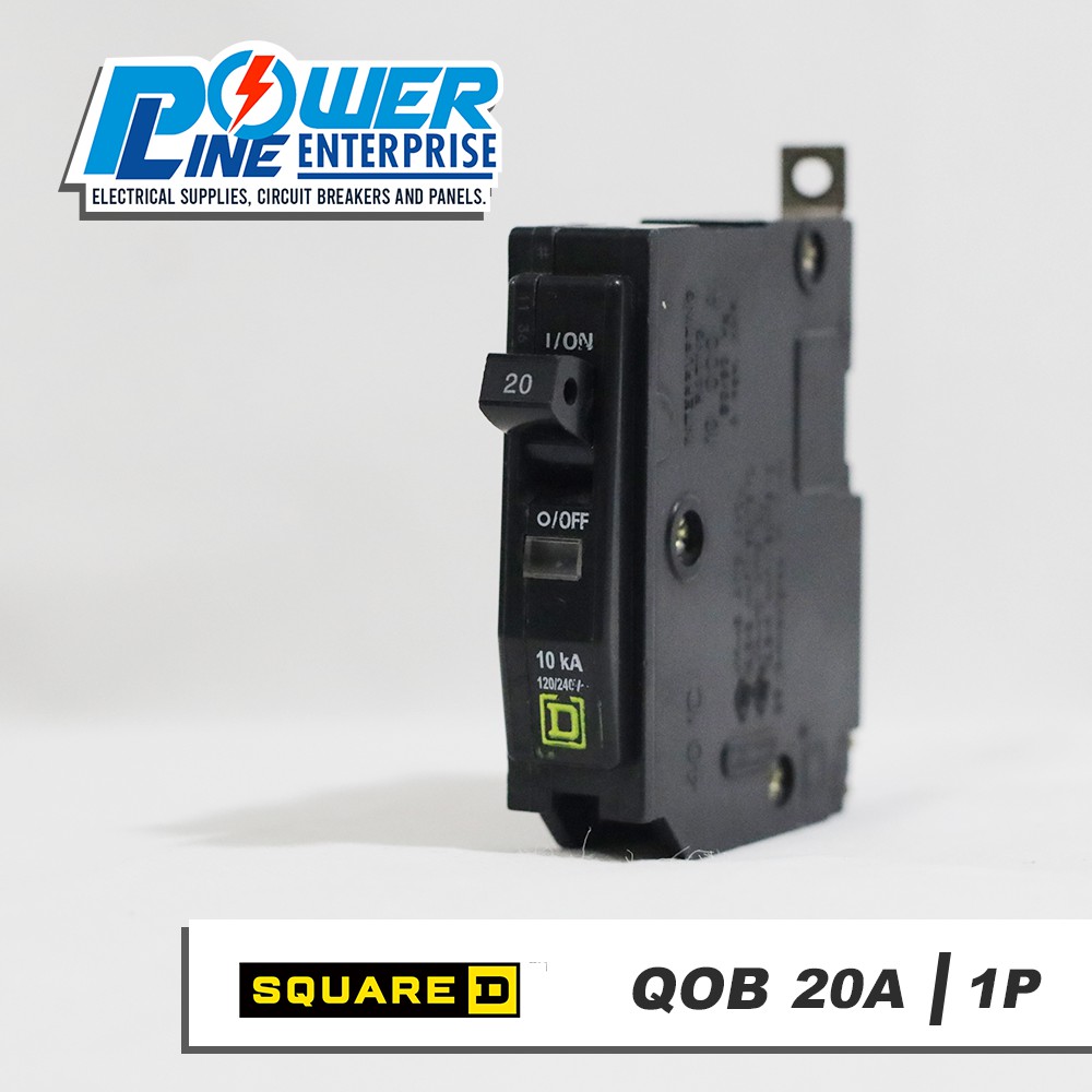 Square D QOB 15A ~ 60A 1POLE Circuit Breaker | Shopee Philippines