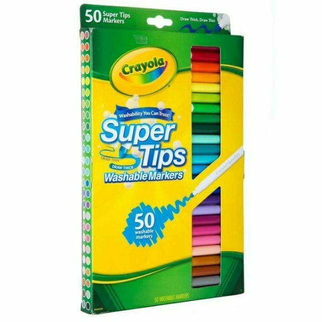 Crayola Washable Fine Line Markers 24 Pack Multicolor