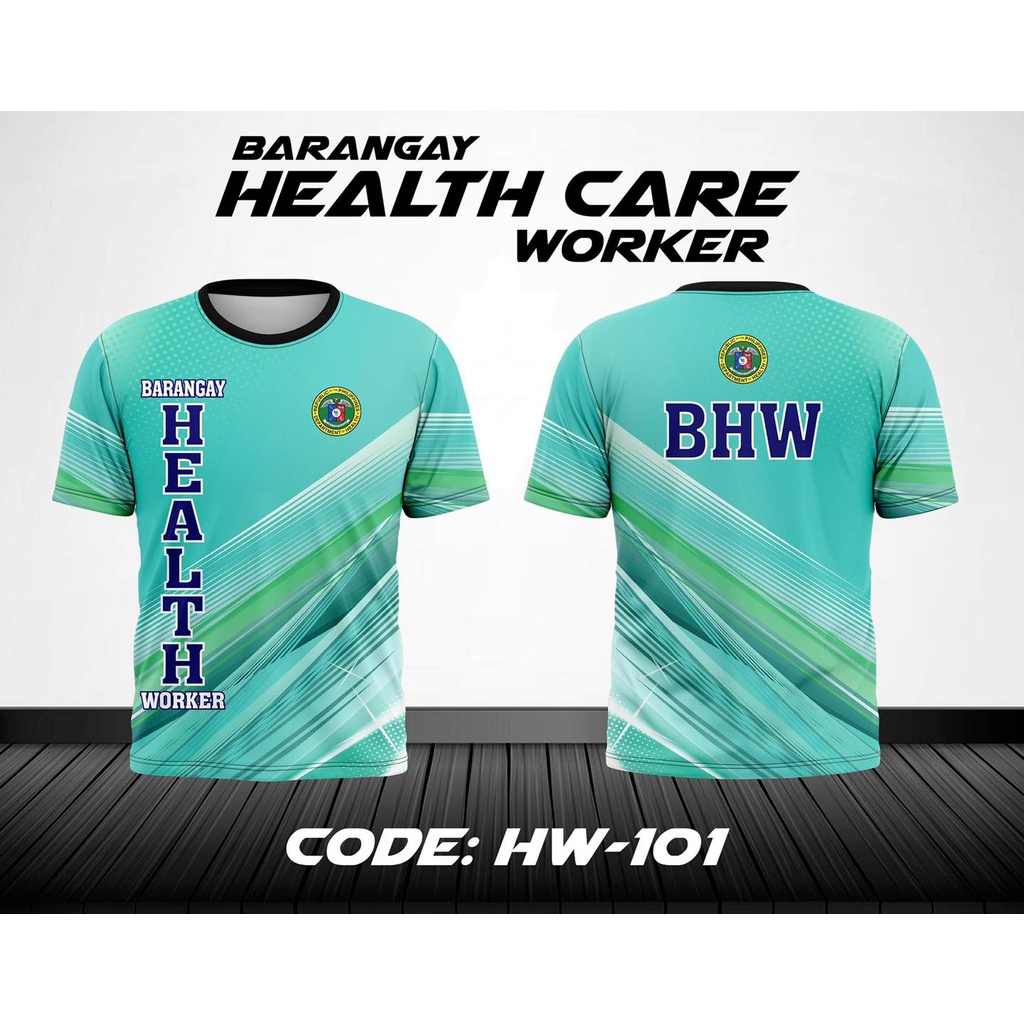 BHW Barangay Health Workers TSHIRT with name