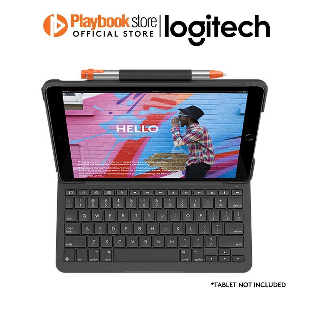 Logitech Slim Folio For iPad 7Th 8Th 9Th Generation Keyboard