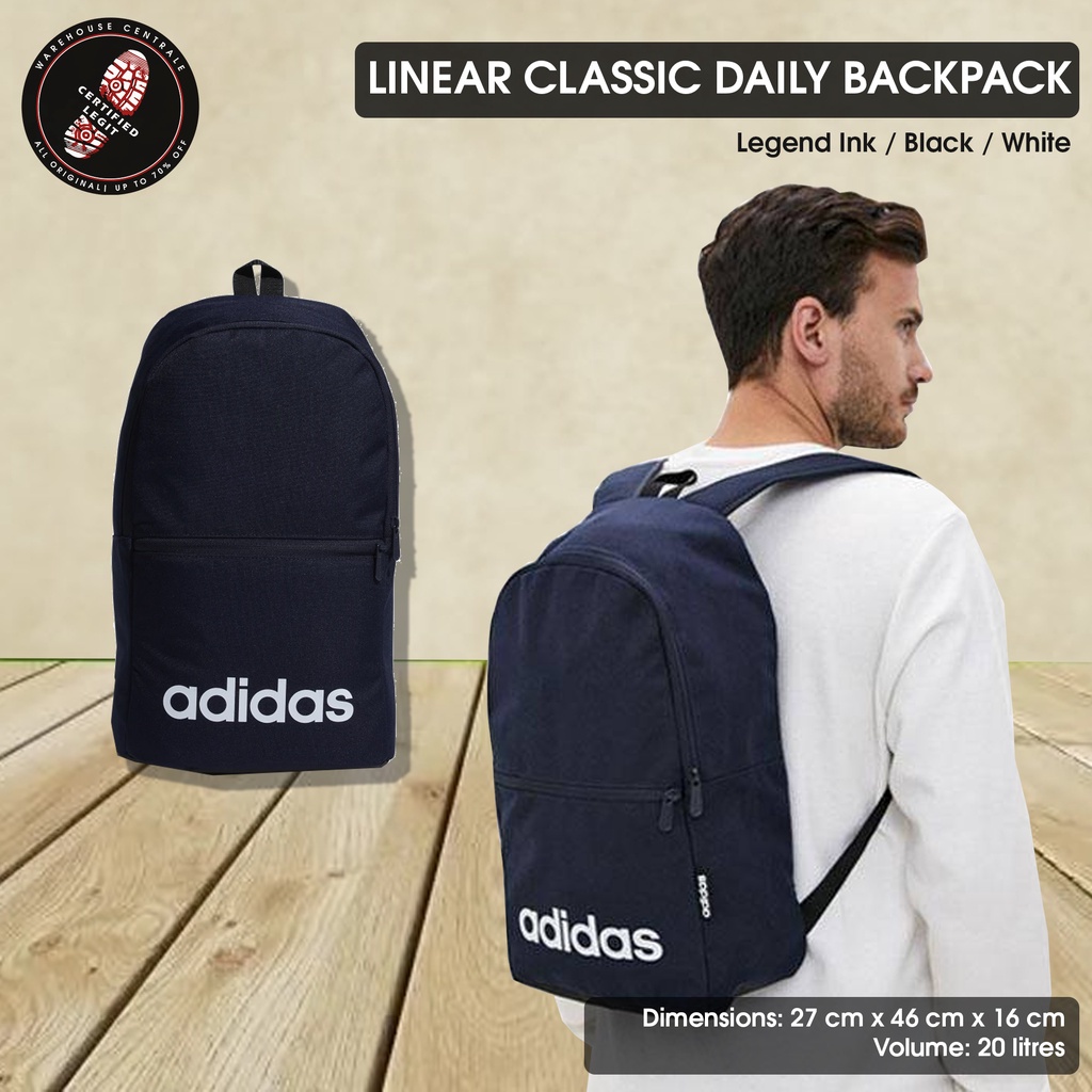 Adidas originals outlet classic backpack dimensions